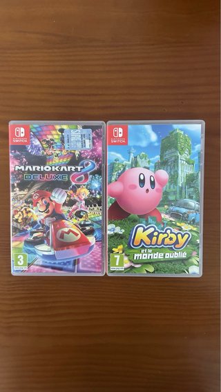 2 Juegos Nintendo Switch: Mario Kart 8 Deluxe y Ki