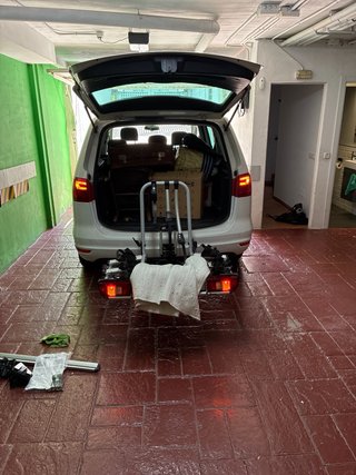 Portabicis Atera para bola de remolque