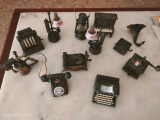 Lote Sacapuntas Metálicos Vintage Años 80.