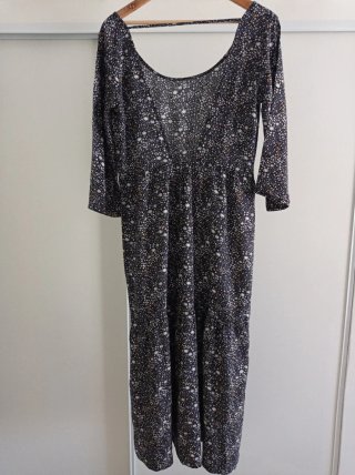 Vestido Sfera Estampado Estilo Boho Talla L
