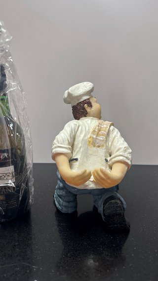 Portabotellas Chef Cocinero. Botella pequeña.