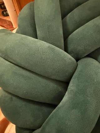 Cuscino Nodo in Velluto Verde Maison du Monde