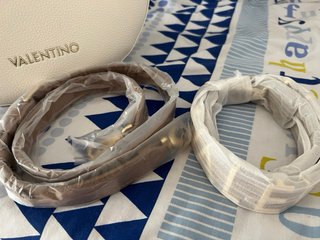 Bolso Valentino Blanco y Marrón Nuevo