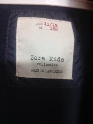 Cazadora de invierno azul Zara kids 11/12 152cm