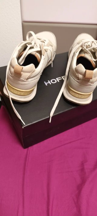 Zapatillas Hoff Beige y Blancas