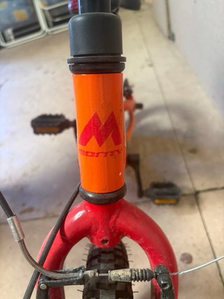 Bicicleta Monty 14 Naranja