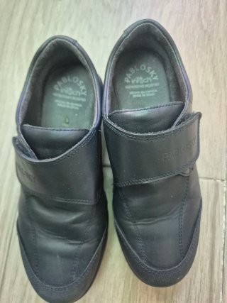 Zapatos Escolares Talla 36 color azul marino