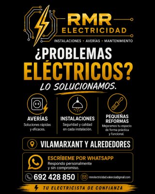 ⚡ ELECTRICISTA EN VALENCIA Y ALREDEDORES