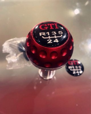 Pomo Palanca Cambios GTI Rojo Golf MK2 MK3 MK4