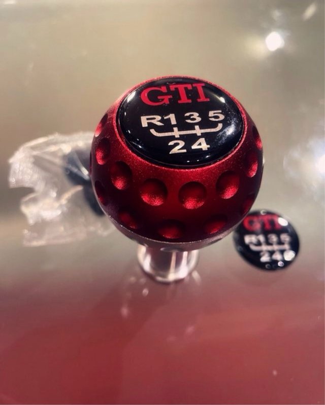Pomo Palanca Cambios GTI Rojo Golf MK2 MK3 MK4