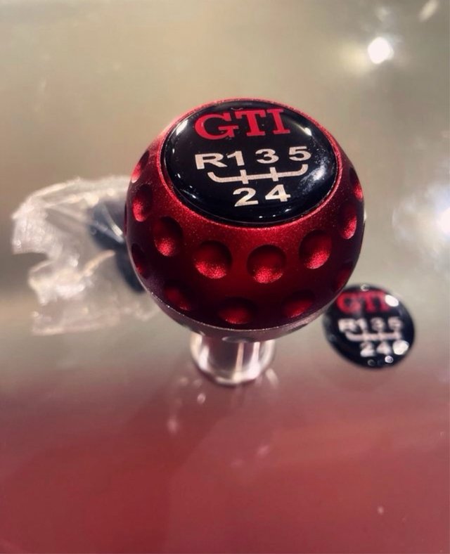 Pomo Palanca Cambios GTI Rojo Golf MK2 MK3 MK4
