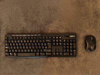 Combo Teclado y Ratón Logitech Negro