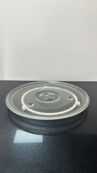 Plato giratorio para microondas de cristal