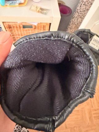 Guantes de moto en piel negros