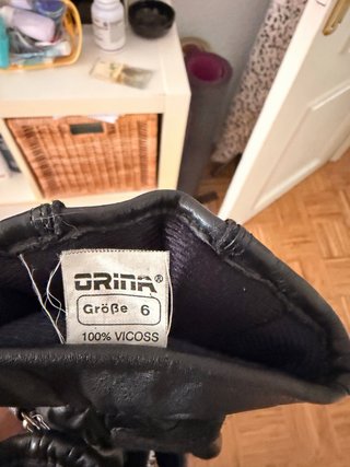 Guantes de moto en piel negros