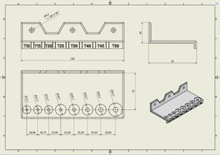 SOPORTE DE PARED PARA LLAVES TORX & ALLEN