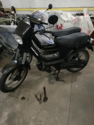 Derbi Variant Start Sport Negra también cambio