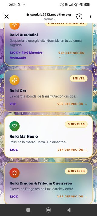 Clase/iniciación al Reiki y otras energías