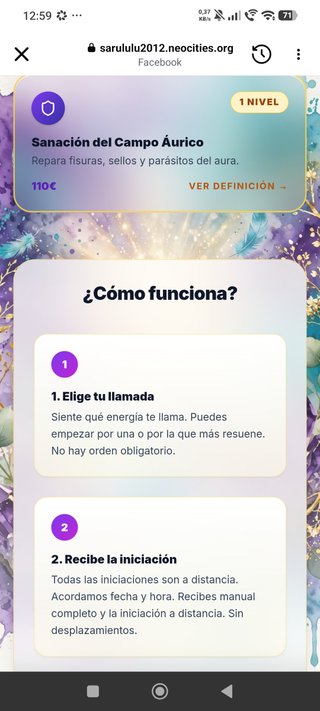 Clase/iniciación al Reiki y otras energías