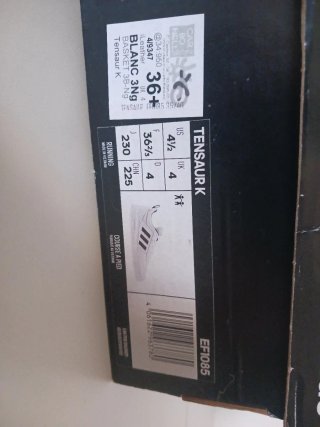 Zapatillas Adidas Tensaur K Blancas