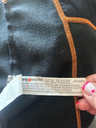 Chaqueta Trangoworld Paak Unisex Negra/Naranja