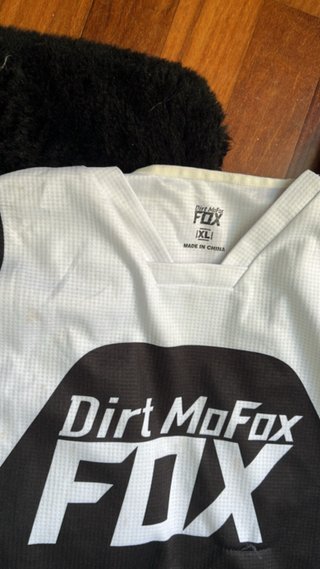 Traje Moto Fox Negro y Blanco