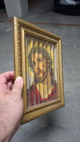 Cuadro Religioso Antiguo