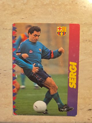 Cromos FC Barcelona 96/97 Panini.