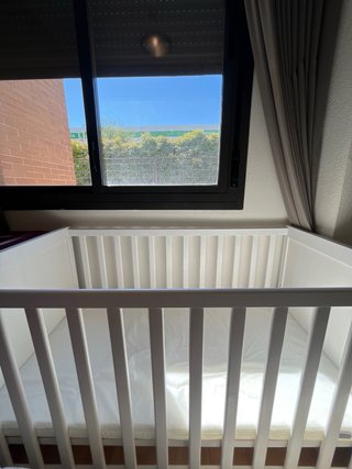 Cuna IKEA SUNDVIK Blanca 60x120 cm con colchon