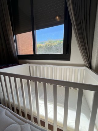Cuna IKEA SUNDVIK Blanca 60x120 cm con colchon