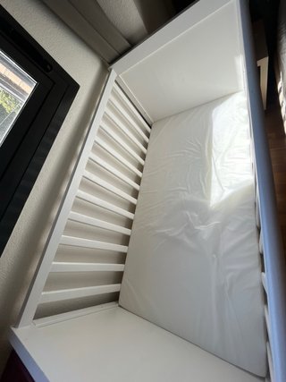 Cuna IKEA SUNDVIK Blanca 60x120 cm con colchon