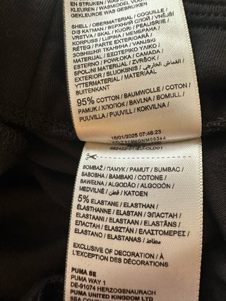 Leggings Mallas deportivas Puma negras Talla XS