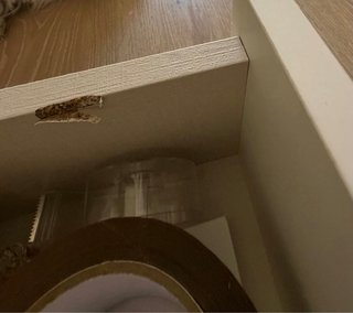 Escritorio madera con cajoneras