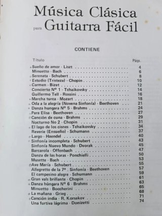 Música Clásica para Guitarra Fácil