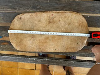 Lote de 2 tapetes de piel – Estilo étnico