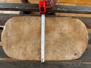 Lote de 2 tapetes de piel – Estilo étnico