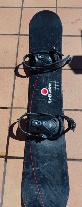 Tabla de Snowboard Negra