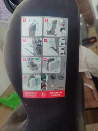 Silla Auto Nania Grupo 1-2-3 Isofix