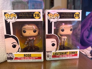 Funko Pop Star Wars Rose 316 y Lt. Connix 319