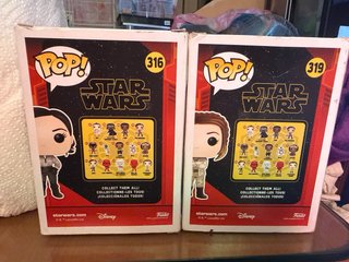 Funko Pop Star Wars Rose 316 y Lt. Connix 319