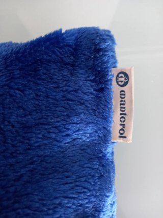 Cojín Real Madrid Manterol Azul y Dorado
