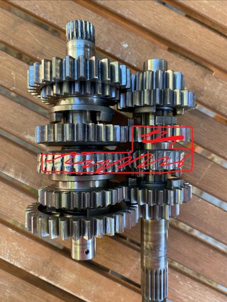 Despiece caja de cambios Honda CR 125