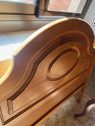 Cabezal de cama de madera 90 madera maciza