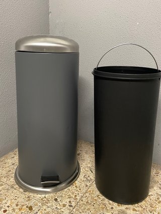 Papelera 12 litros Ikea con pedal y cubo