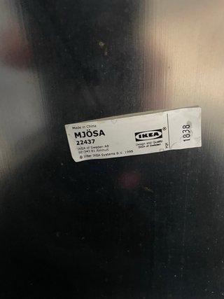 Papelera 12 litros Ikea con pedal y cubo