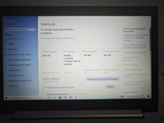 Portátil Lenovo Plata y Negro