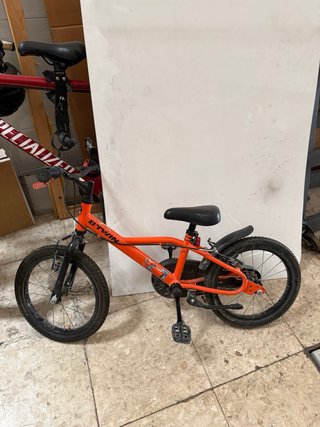 Bici niño Decathlon naranja