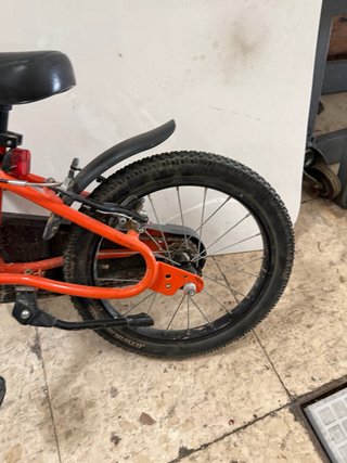 Bici niño Decathlon naranja