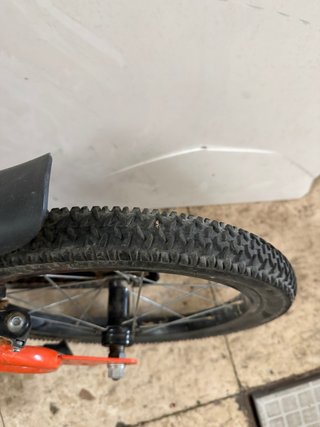 Bici niño Decathlon naranja