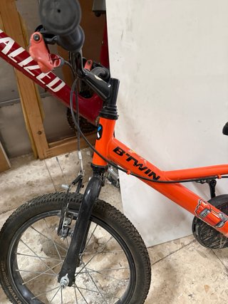 Bici niño Decathlon naranja